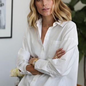 ANINE BING Mika Long Sleeve Shirt